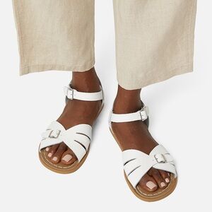Salt-Water Sandals by Hoy: Salt Water Classic in White, Size 8